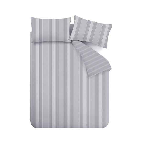 Hall flanell voodipesu üheinimesevoodile 135x200 cm Ticking Stripe - Bianca-image-2