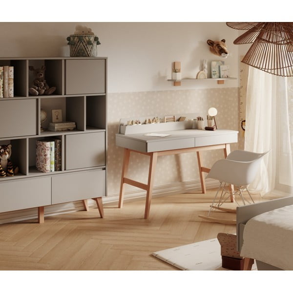 Valge laste laud 60x120 cm Swing - Pinio-image-1