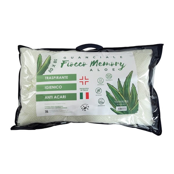 Anatoomiline padi 50x80 cm Fiocco Memory Aloe - B.E.S.-image-1
