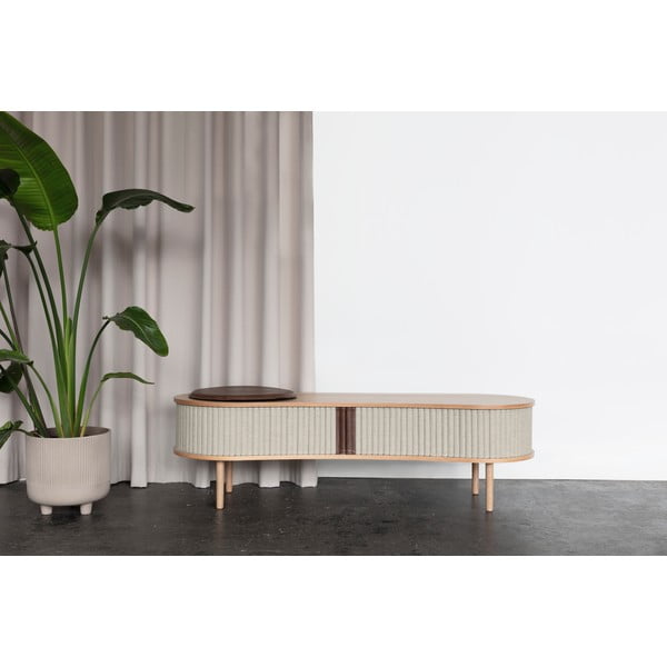 Tammepuust telerilaud beeži-loodusliku värviga 140x40 cm Audacious - UMAGE-image-1