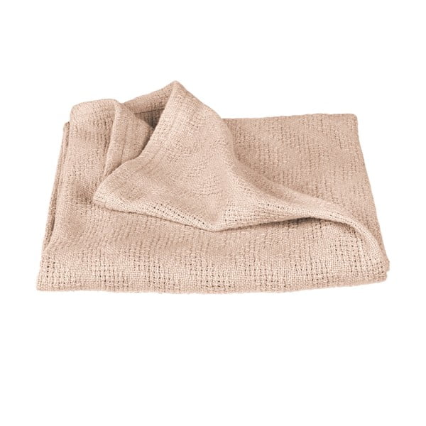 Beež puuvillane kootud beebitekk 80x80 cm Frosty Almond - Roba