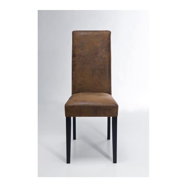 Hnědá jídelní židle z bukového dřeva Kare Design Slim