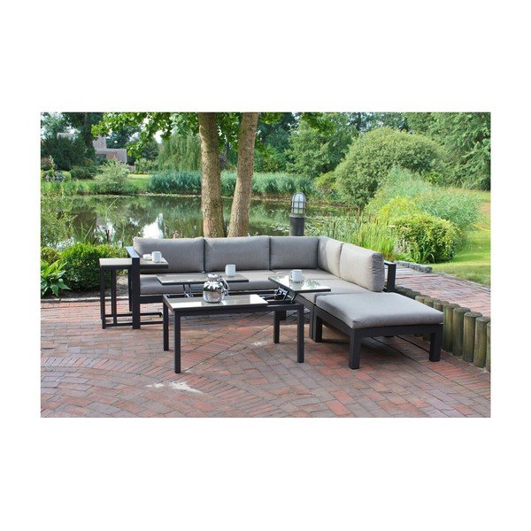 Aiakomplekt nurgadiivan ja lauad Miranda - Garden Pleasure-image-2