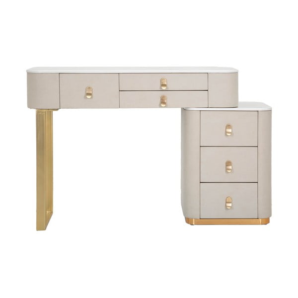 Konsoollaud beež-kuldne 40x120 cm Beauty - Mauro Ferretti-image-4