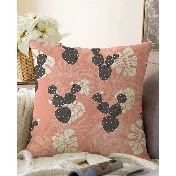 Oranž padjapüür puuvillase šenilliga, 55 x 55 cm - Minimalist Cushion Covers