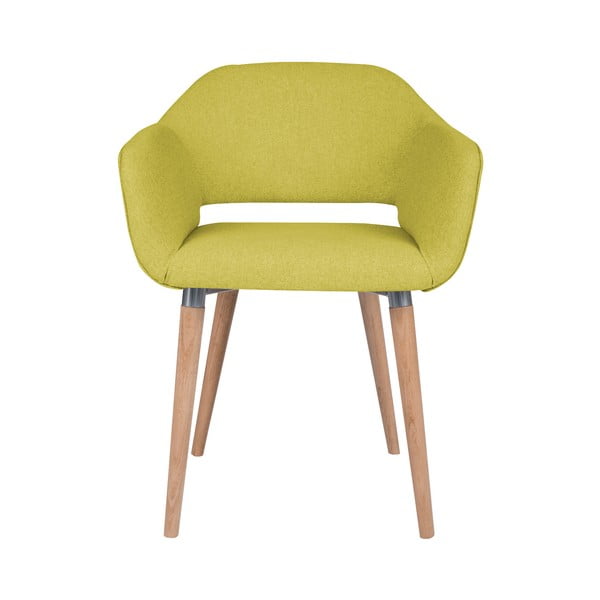 Žlutá jídelní židle Cosmopolitan Design Napoli