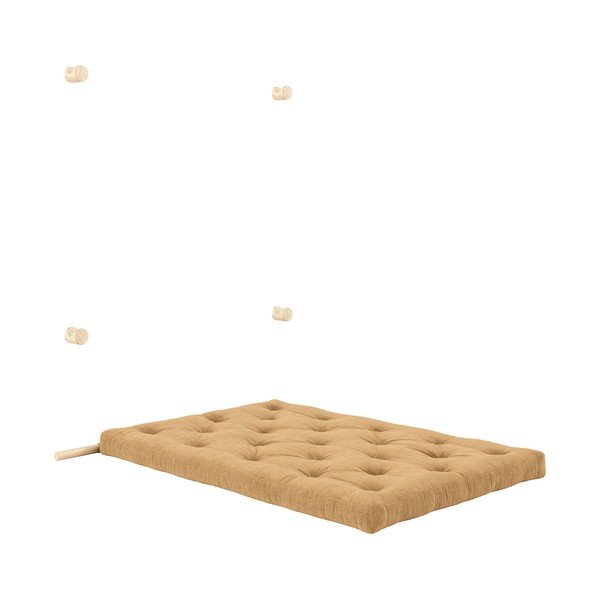 Helepruun velvetist diivanvoodi 135 cm Hooked - Karup Design-image-4