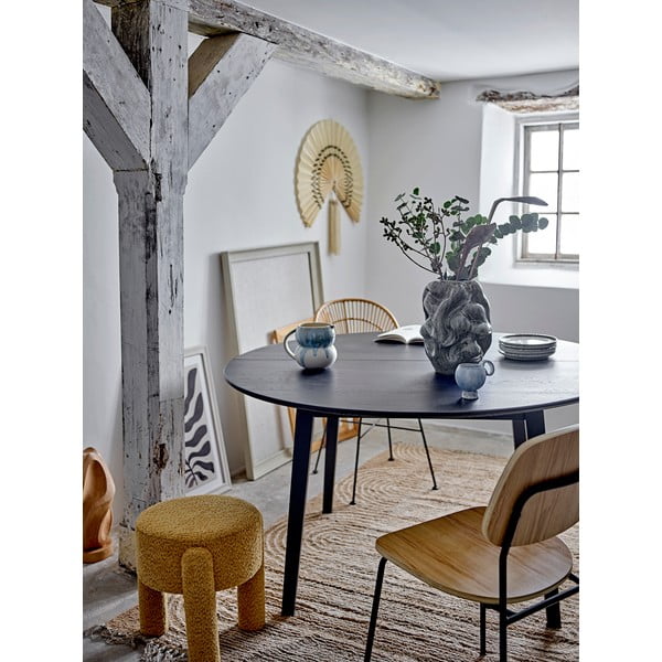 Ookerkollane polsterdatud tool Bruno - Bloomingville-image-2