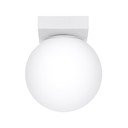 Valge laevalgusti klaasist lambivarjundiga ø 12 cm Umerta - Sollux