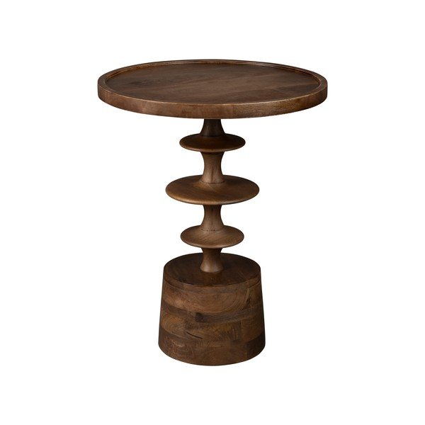 Ümmargune mangopuidust abilaud ø 46 cm Cath - Dutchbone