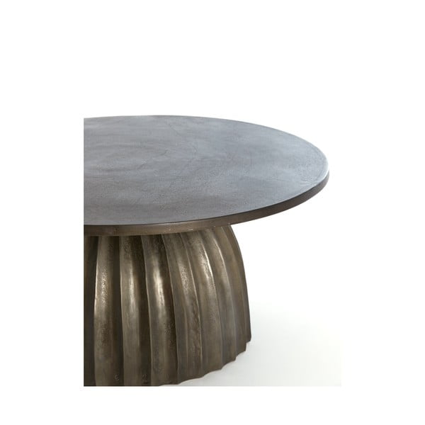 Metallist ümmargune diivanilaud ø 70 cm Veglia - Light & Living-image-2