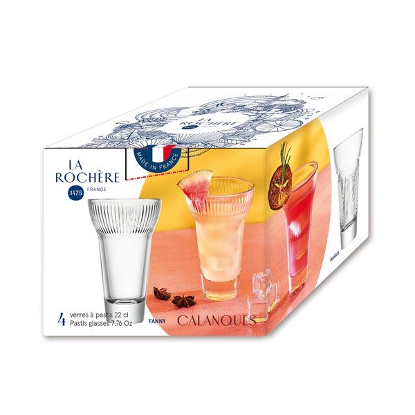 4 klaasi komplektis 220 ml Mix - La Rochére-image-4