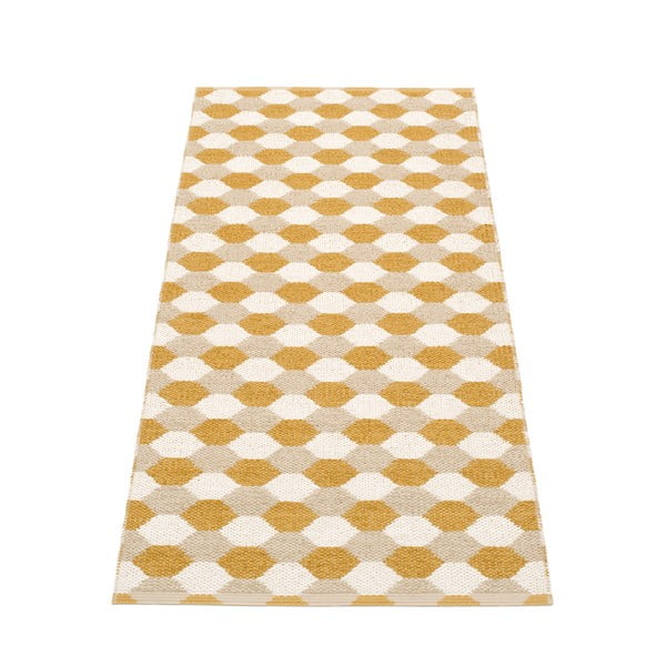Ookerkollane sise/välisvaip 70x160 cm Dana Ochre – Pappelina