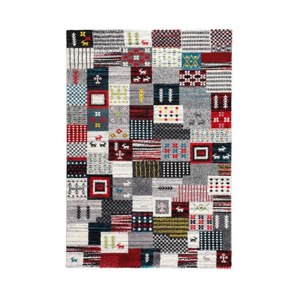 Koberec Kayoom Patchwork Silver, 160 x 230 cm