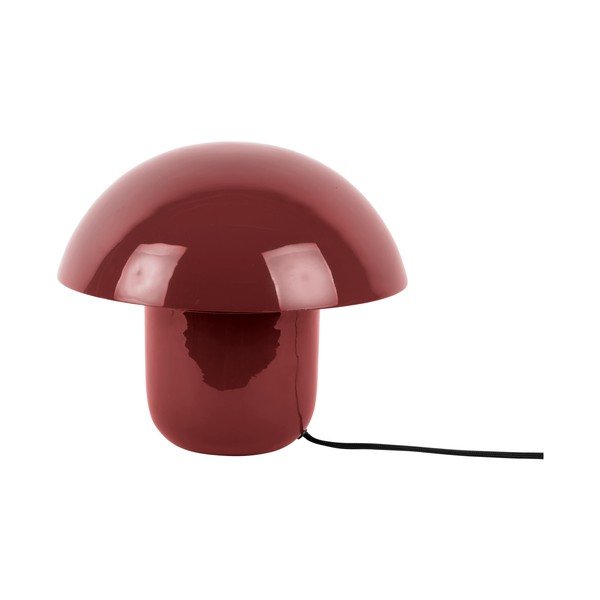 Burgundiapunane metallist laualamp (kõrgus 25 cm) Fat Mushroom - Leitmotiv-image-2