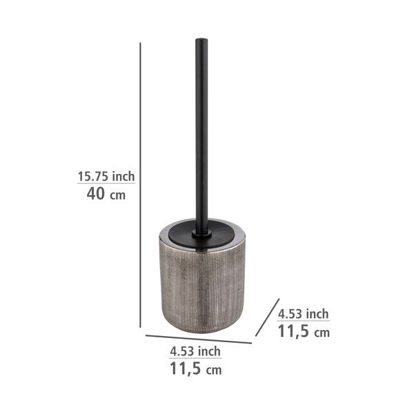 Hõbedane keraamiline tualetthari Rivara - Wenko-image-2