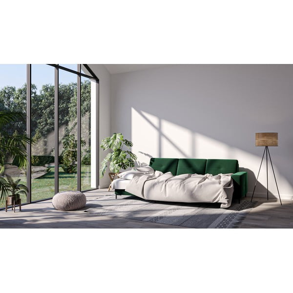 Tumeroheline sametne nurgadiivan, vasakpoolne nurk Moor - Ghado-image-1