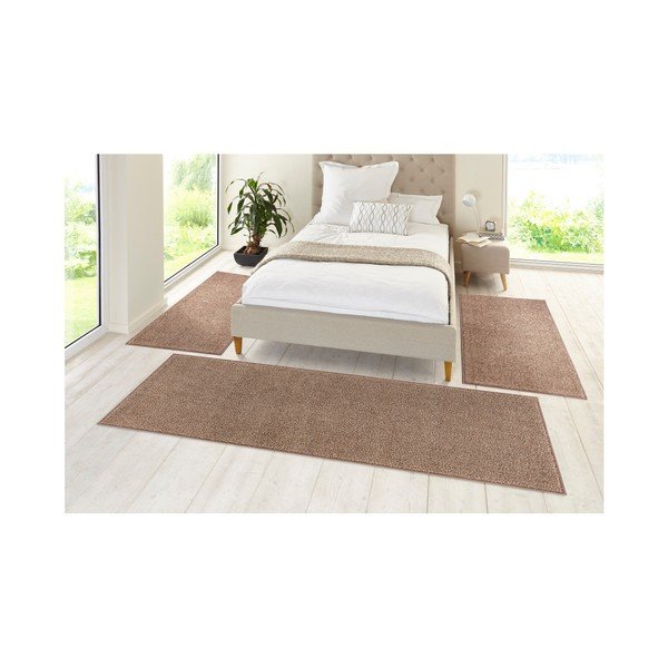 3 pruunist jooksujalatsist koosnev komplekt Pure - Hanse Home-image-1