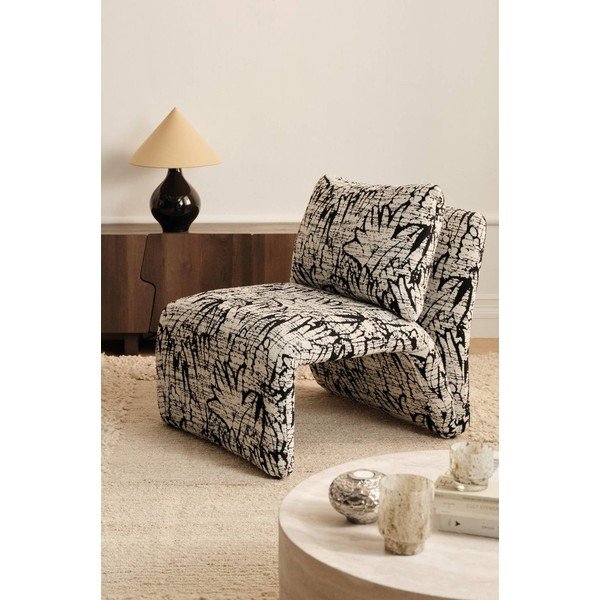 Mustvalge tugitool Chichia - Ellos Home-image-1