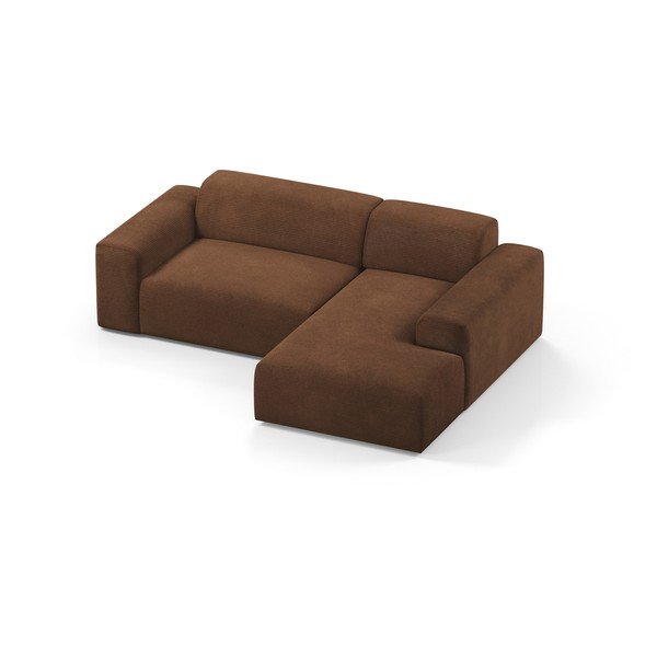 Pruunist kordvillast nurgadiivan , 250 cm, paremas nurgas Karen - Marie Claire Home-image-3