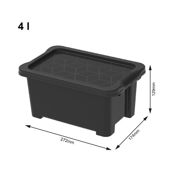 Kaanega plastist hoiukarp Evo Easy - Rotho-image-1
