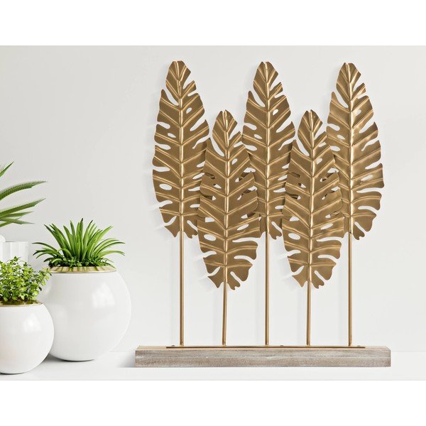 Dekoratiivne kujuke kuldne Long Leaf - Mauro Ferretti-image-1