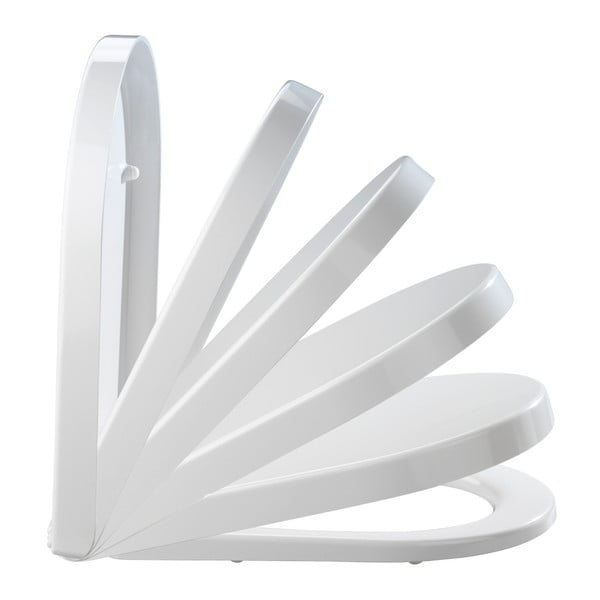 Valge WC-iste lihtsa sulgemisega Premium , 46,5 x 35,7 cm Palma - Wenko-image-2