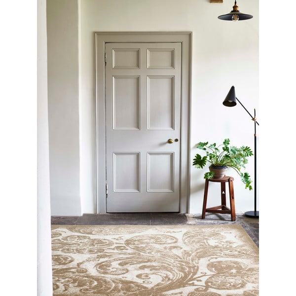 Beež villane vaip 200x300 cm Damask - Agnella-image-1