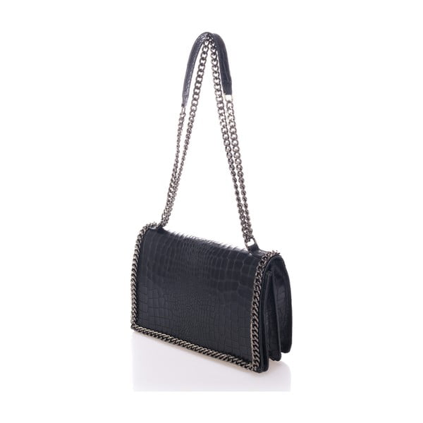 Must nahast käekott Cosma - Lisa Minardi-image-2