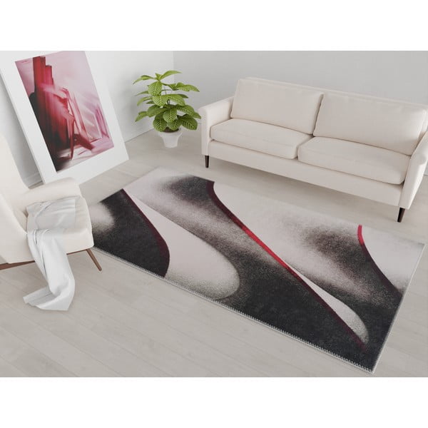 Valge ja must pestav vaip 180x120 cm - Vitaus-image-1