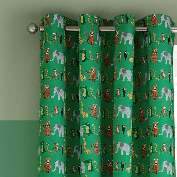 Laste kardinad 2tk komplektis 168x183 cm Animal Magic - Catherine Lansfield-image-1