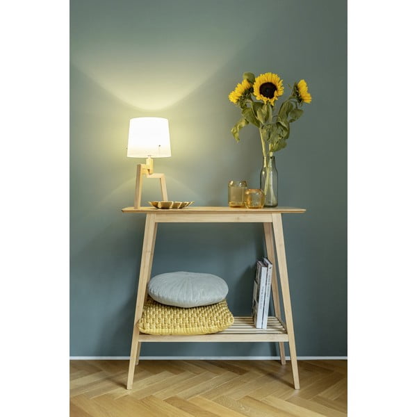 Bambusest konsoollaud naturaalses värvitoonis 30x80 cm Kona - Wenko-image-1