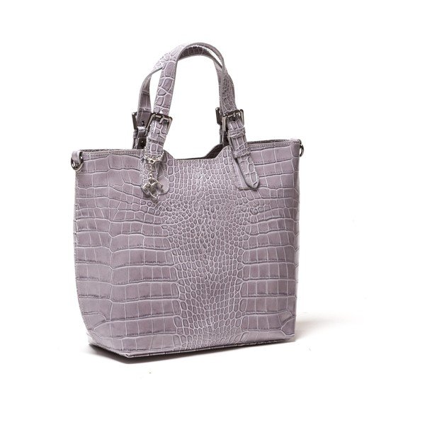 Kožená kabelka Renata Corsi 635 Grigio-image-1