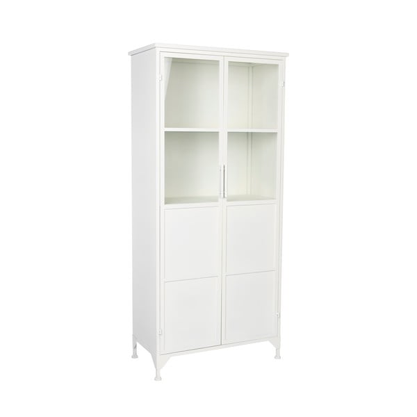 Valge metallist vitriinkapp 35x150 cm Miya - White Label-image-2