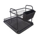 Must metallist kahetasandiline tilkumisalus 42,5x32 cm Radka - Orion