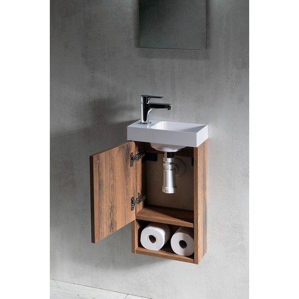 Valge seinale ilma valamuta üksus  30x53 cm Latus Xi – Sapho-image-1