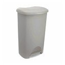 Hall pedaaliga plastikust prügikast 50 l – Addis