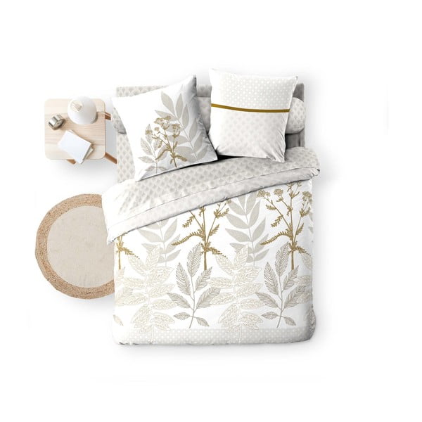 Beež puuvillane kaheinimese voodipesu/pikendatud linaga, 6-osaline 240x220 cm Raoni - douceur d'intérieur-image-3