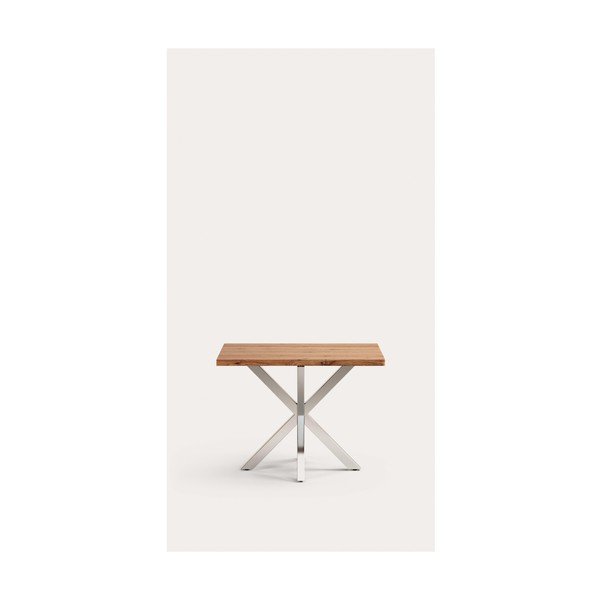 Söögilaud tammepuust pealispinnaga 90x160 cm Argo - Kave Home