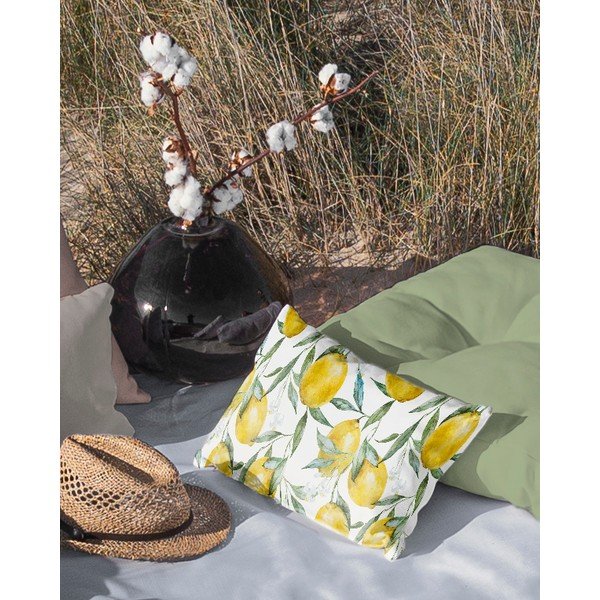 Kollane ja valge padi , 50 x 35 cm Lemmons - Really Nice Things-image-1