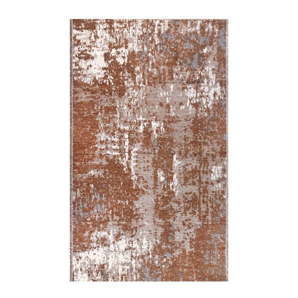Hnědošedý oboustranný koberec Halimod Hakana, 77 x 150 cm