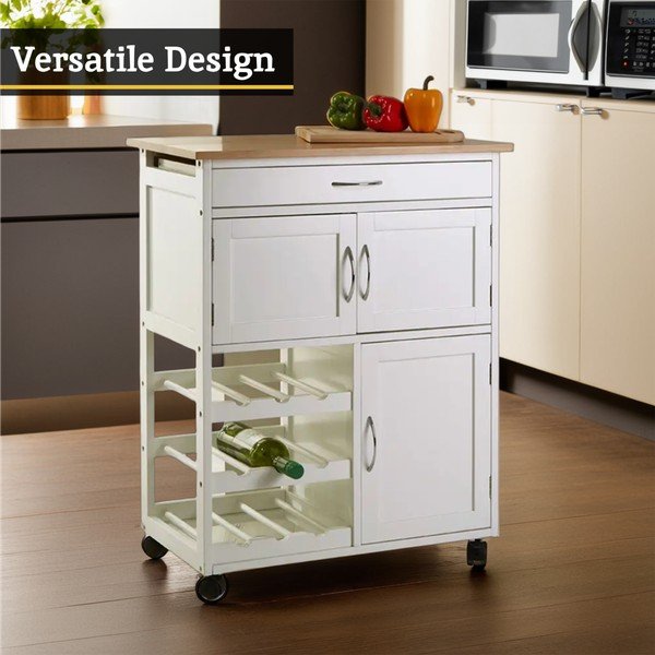 Bambusest serveerimislaud ratastel 37x67 cm Harlow - Premier Housewares-image-4