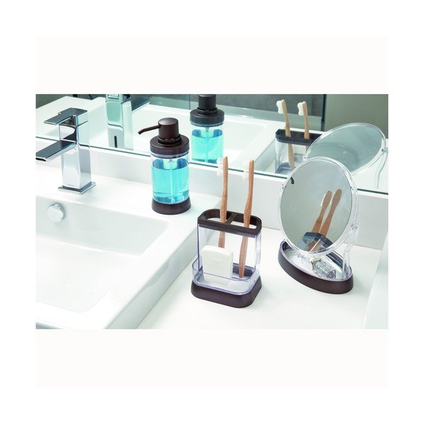 Musta värvi tumepruunist seebidosaator koos pumbaga Haley - iDesign-image-3