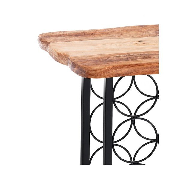 Must metallist veiniriiul, pudelite arv 15 46x56x35,5 cm Ras - Tomasucci-image-2