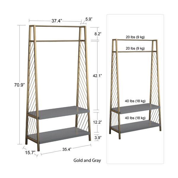 Halli-kuldne koridor Brielle - CosmoLiving by Cosmopolitan-image-4