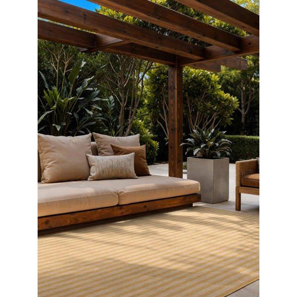 Ookerkollane/kreemikas sise- ja õuevaip 120x170 cm Haringey Linley - Ted Baker-image-2