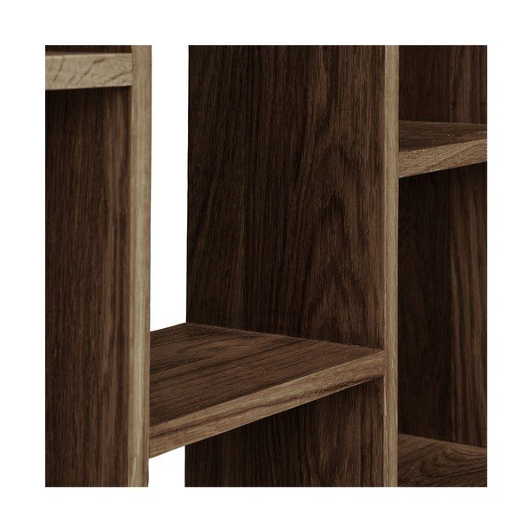 Tumepruun tammepuidust riiul 70 cm Townsville - House Nordic-image-4