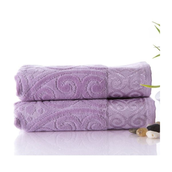 Sada 2 ručníků  Hanzade Lilac, 50x90 cm