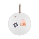 Valge metallist teadetetahvel, ø 50 cm Perky - PT LIVING