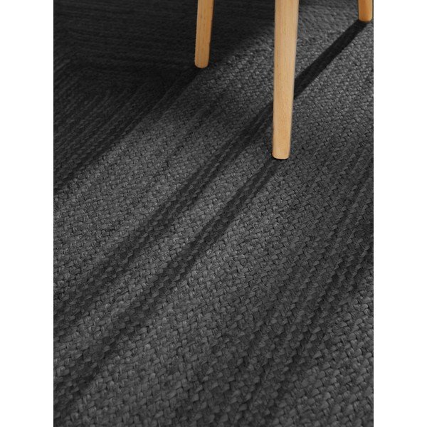 Must kahepoolne/käsitsi kootud džuudist jooksja 80x200 cm Juno - Hanse Home-image-4